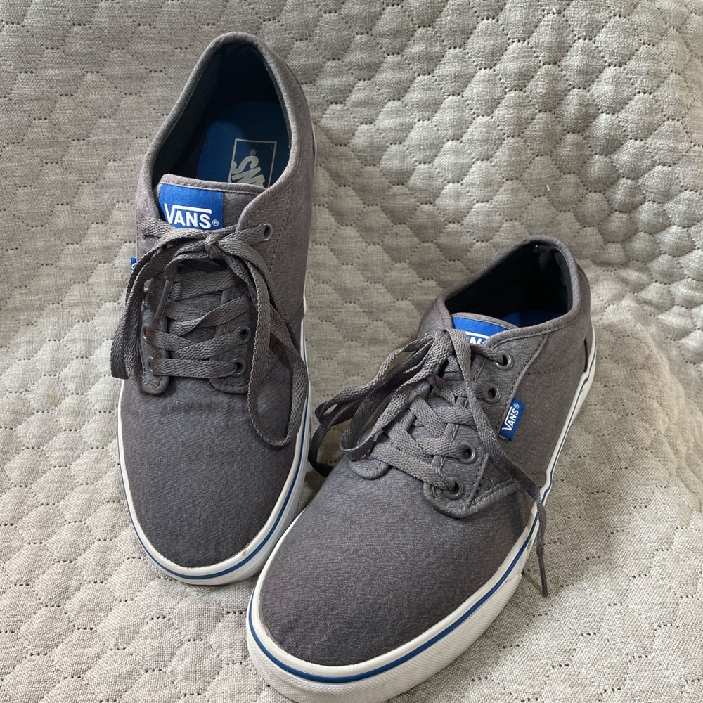 Vans Men's Charcoal Canvas Sneakers